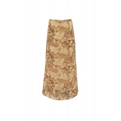 VIAN BEIGE PAISLEY DRESS